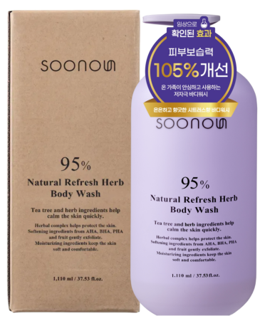 수노은 내츄럴 리프레쉬 허브 바디워시 1,110ml